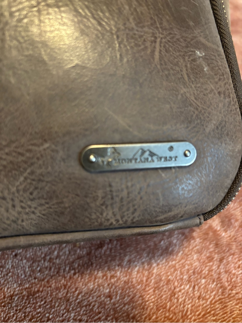 Montana West CC Leather Crossbody Bag